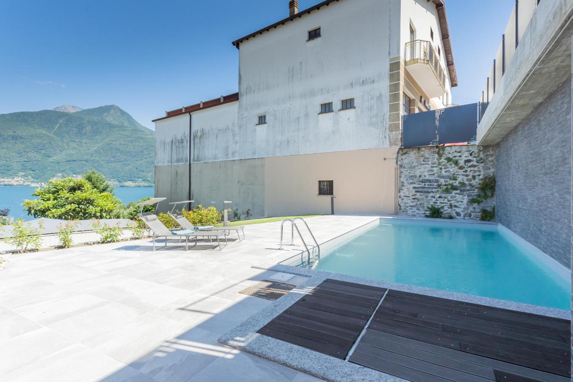 Misultin House & Swimming Pool, Luxury In Lake Como By Rent All Como Pianello Del Lario 外观 照片